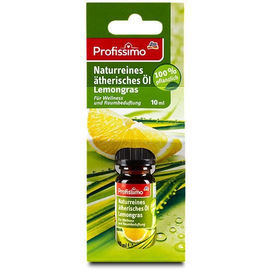 Profissimo naturreines ätherisches Öl Lemongras, 10 ml dauerhaft