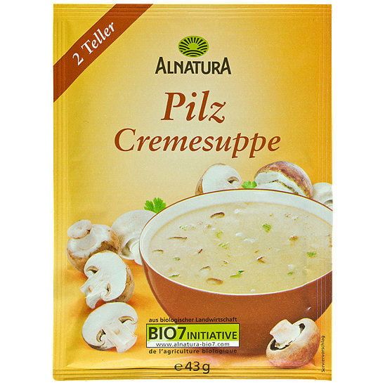  Alnatura Pilzcreme Suppe 