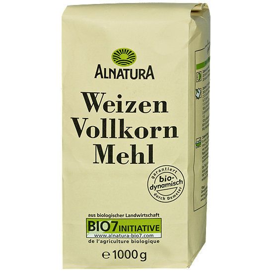  Alnatura Weizen Vollkorn Mehl 