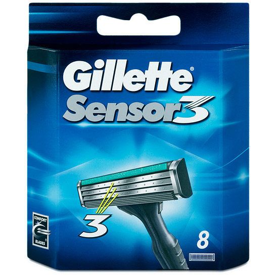  Gillette Sensor3 Ersatzklingen 