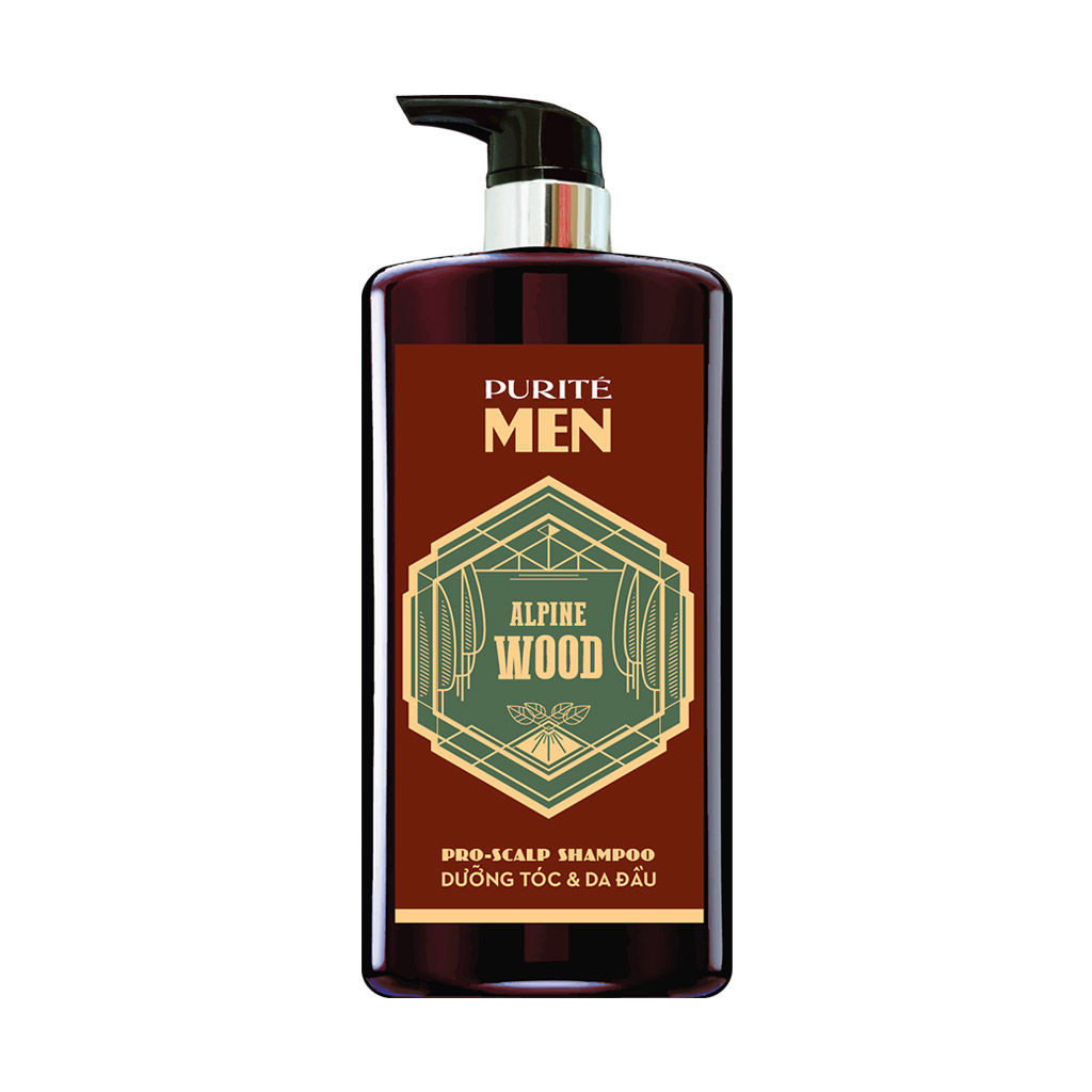  Dầu gội hương gỗ dưỡng tóc & da đầu Alpine Wood Pro Scalp Shampoo Purite by Provence 