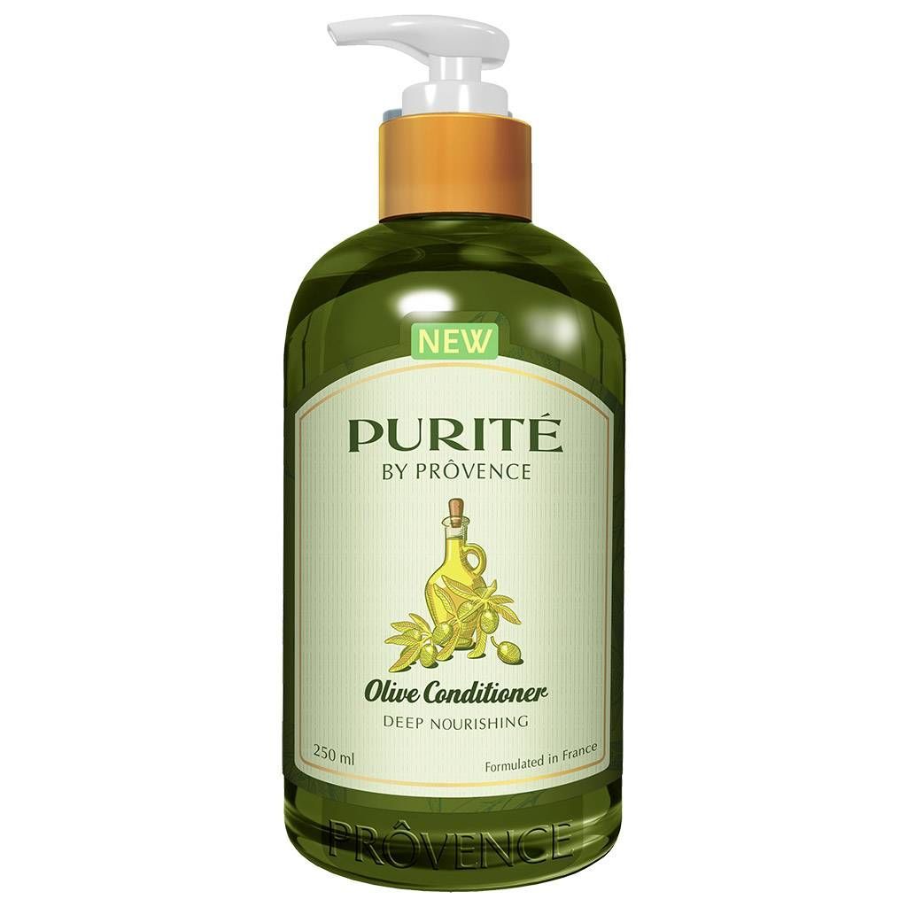  Dầu xả nuôi dưỡng phục hồi tóc Olive Conditioner 250ml Purite by Provence 