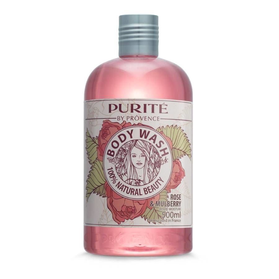  Sữa tắm dưỡng ẩm trắng da hoa Hồng Rose Body Wash Purite by Provence 