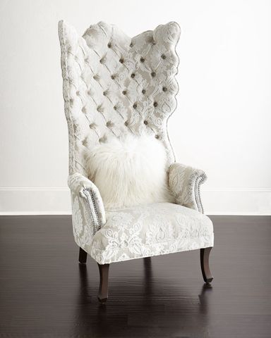 Cora Tufted Wing Chair