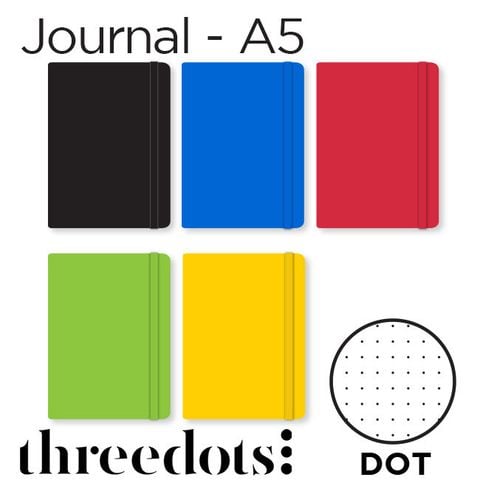 Sổ Threedots, khổ A5 - giấy Dotgraph