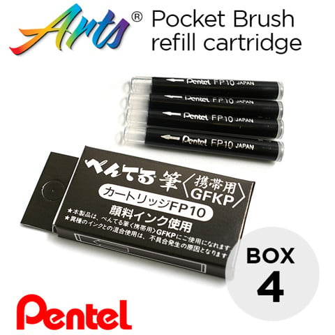 Mực nạp bút lông Pentel Arts Pocket