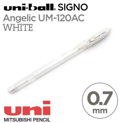 Bút gel trắng Uni-ball Signo Angelic UM-120AC