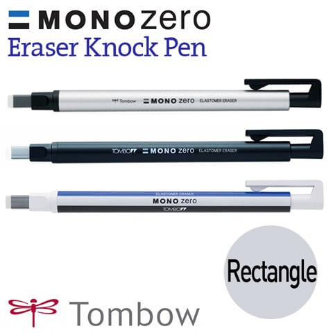 Bút gôm Tombow Mono Zero, đầu dẹp