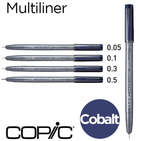 Bút đi nét Copic Multiliner - Màu Cobalt