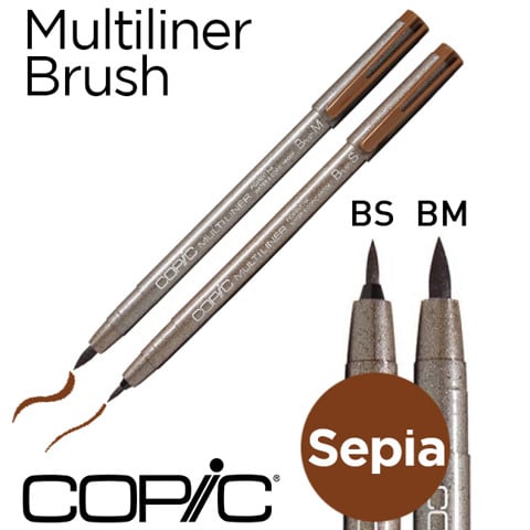 Bút lông Copic Multiliner - Màu Sepia