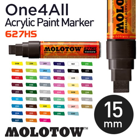Bút marker Molotow One4All Acrylic Paint, nét 15 mm