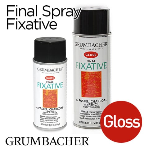 Keo xịt bảo vệ màu fixative Grumbacher - Gloss