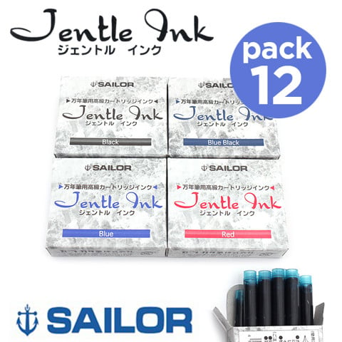 Mực Sailor Jentle Ink, cartridge hộp 12