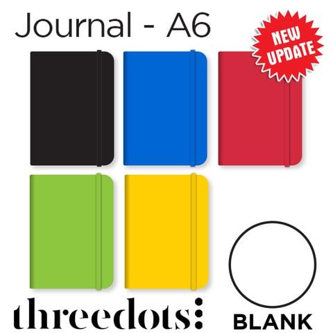 Sổ Threedots, khổ A6 - giấy Plain