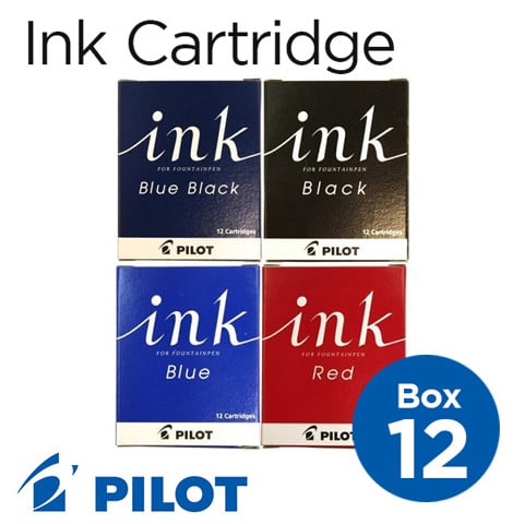 Mực ống cartridge Pilot INK, hộp 12 ống