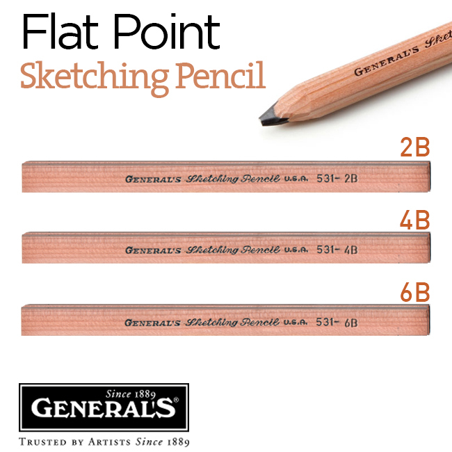 General's Flat Sketching Pencil