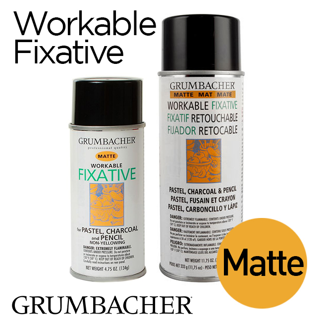 Workable Fixative Spray, 11.75 oz. - Grumbacher Art