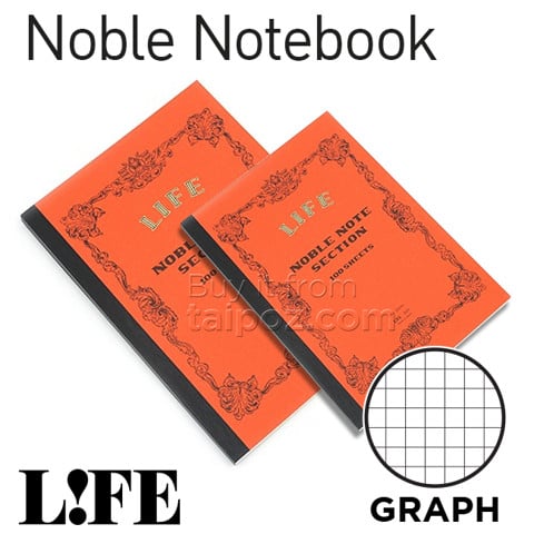 Sổ viết cao cấp Life Noble Notebook, giấy kẻ caro