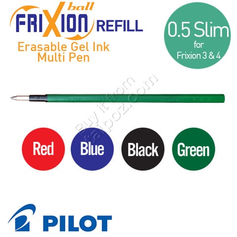 Ruột bút bi thay thế Pilot Frixion Slim, nét 0.5mm