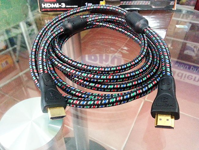 Cáp HDMI 3m Audioquest HDMI-3 có chức năng chống nhiễu, hỗ trợ full HD1080p, đầu mạ vàng 24K