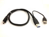Cáp chữ Y USB 3.0 to Mini USB 0.6m cho HDD box, HDD Docking