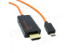 Cáp Micro USB Slimport to HDMI 1.8M dùng cho điện thoại LG Nexus 4 5 7 Pro G2 G3 Pad Asus Fonepad HP Chromebook