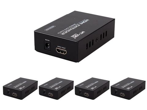 Bộ chia HDMI 4 cổng qua cáp mạng kéo dài 200m MT-ED06