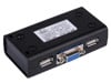 Auto KVM Switch VGA USB 2 port audio 3.5mm chuyển mạch 2 CPU ra 1 màn hình VGA kèm cáp MT-VIKI MT-261KL