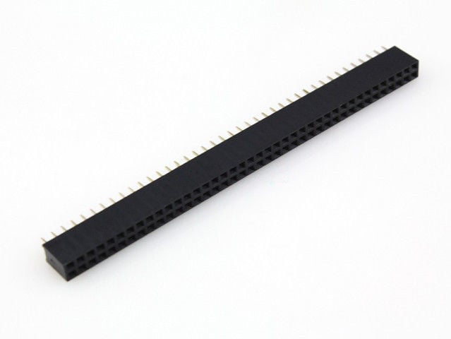 Rào cái đôi chân thẳng 2.54mm female pin header 2x40
