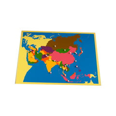 Bản đồ châu Á không có khung<br>NEW Asia Puzzle Map