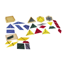 Tạo hình tam giác cỡ lớn<br>Constructive Triangles 5 Boxes