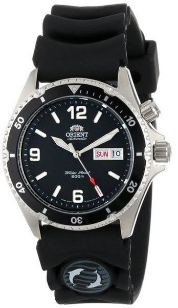 Đồng hồ Orient Men's Black Mako Automatic Rubber Strap Dive Watch CEM65004B