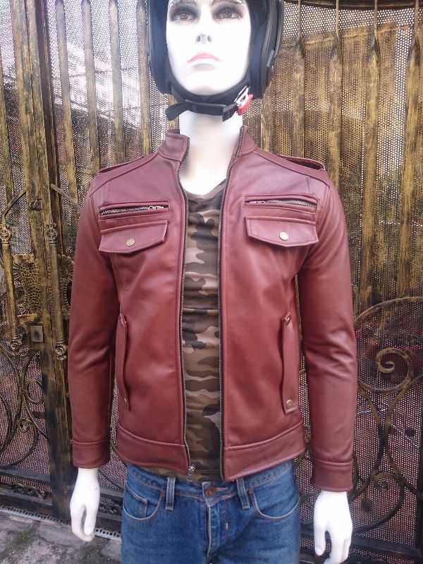 Áo Da Thật - Áo Khoác Da Thật - Áo Da Nam Xịn AKD103