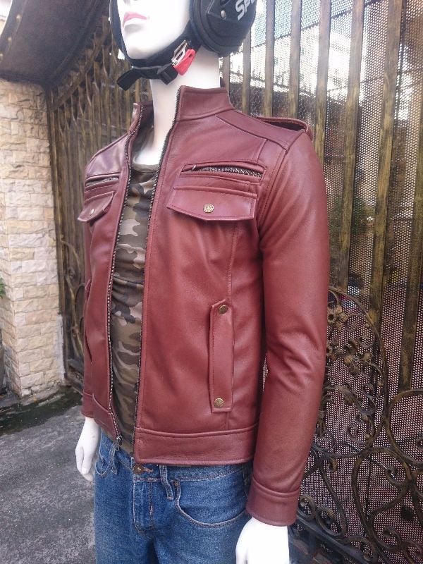 Áo Da Thật - Áo Khoác Da Thật - Áo Da Nam Xịn AKD103