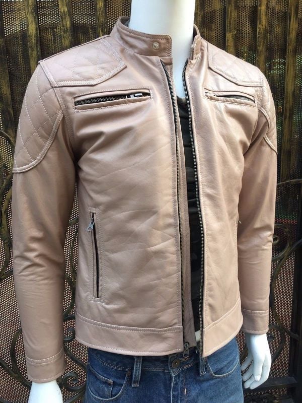 Áo nam da bò cao cấp AKD116