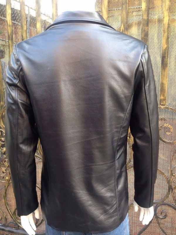 Áo vest da cừu nam cao cấp AKD146