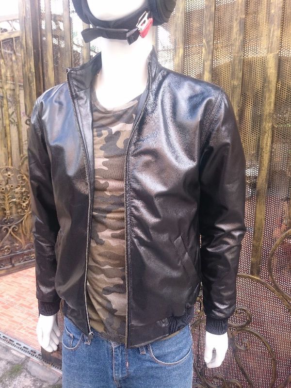 Áo Da Nam Cao Cấp - Áo Da Nam Xịn AKD104