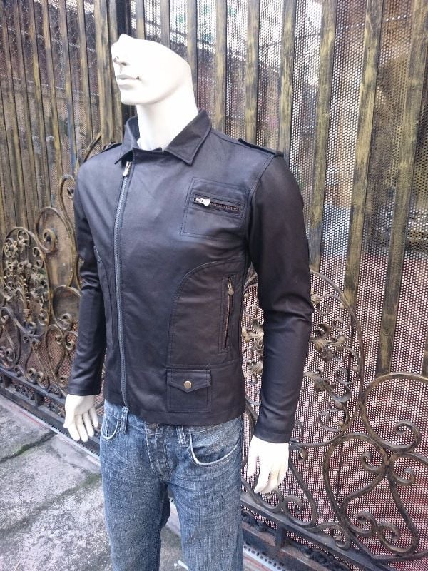 Áo Da Cừu Xịn - Áo Da Nam AKD125