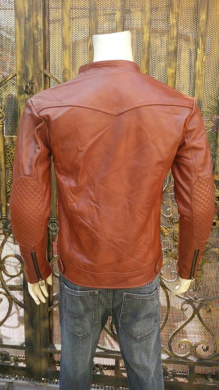 Áo Nam Da Bò Cao Cấp - Áo Da Thật 100% AKD122