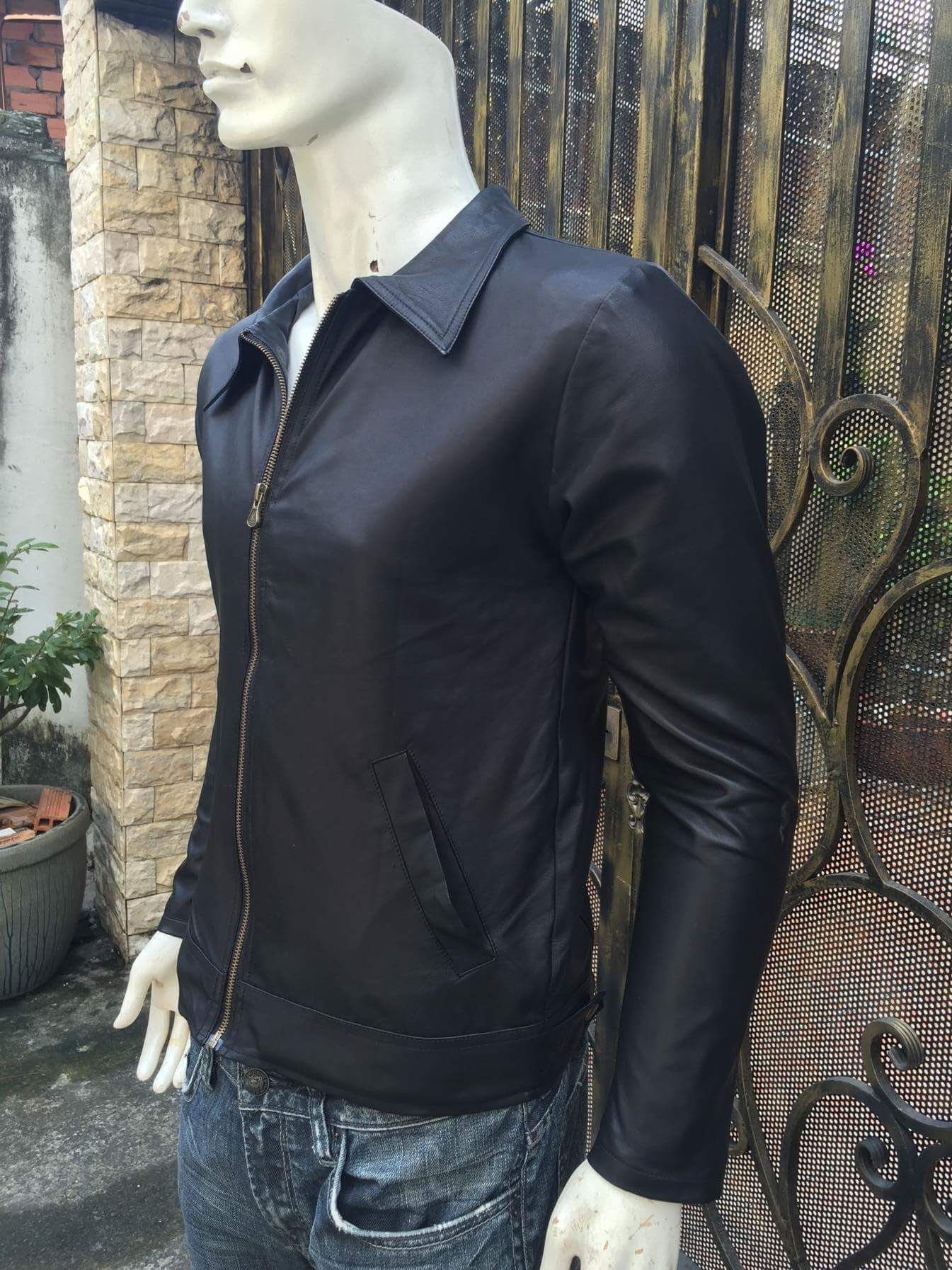 Áo Da Nam Xịn - Áo Da Nam Cao Cấp AKD126