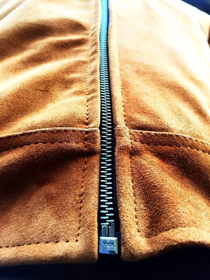 Áo nam da cừu lộn cao cấp AKD141