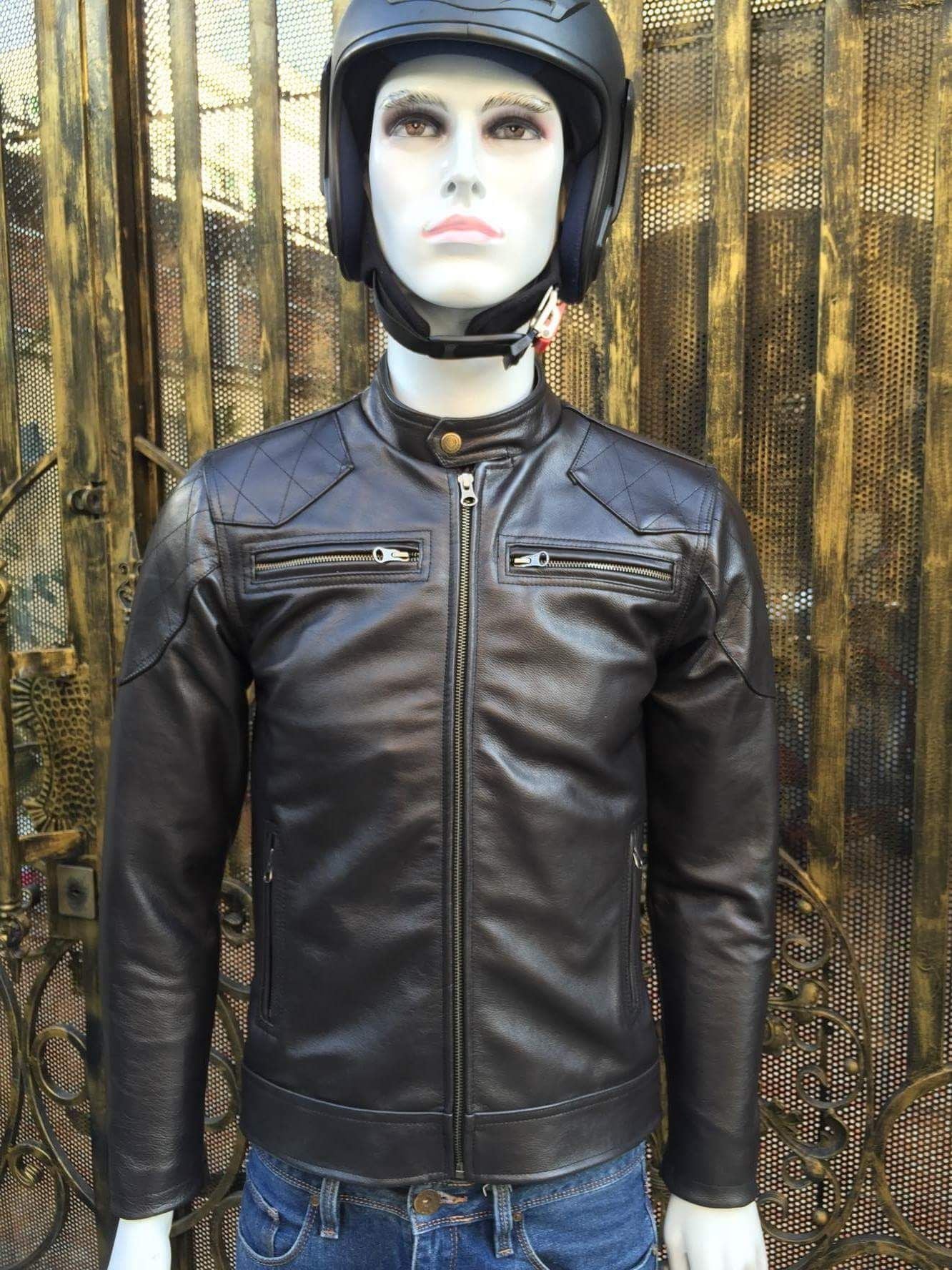 Áo Nam Da Bò Cao Cấp AKD136