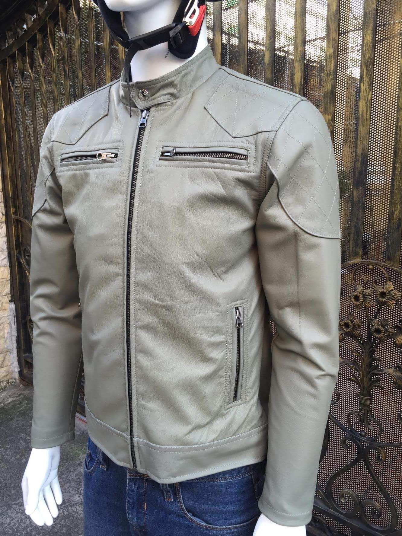 Áo nam da cừu cao cấp AKD137