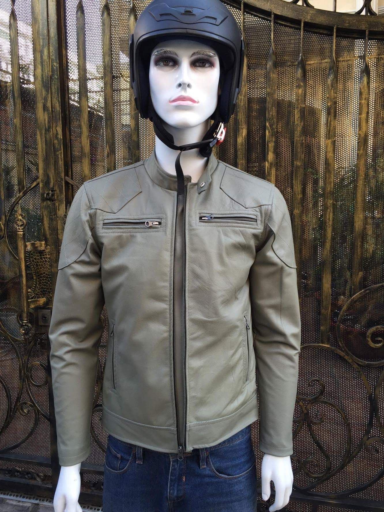 Áo nam da cừu cao cấp AKD137