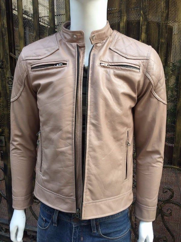 Áo nam da bò cao cấp AKD116