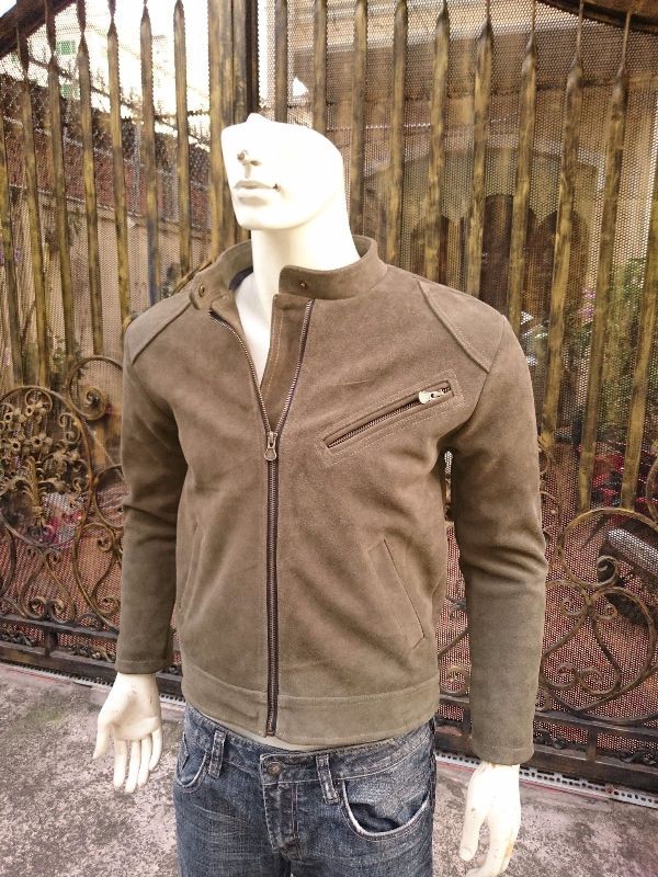 Áo nam da cừu lộn cao cấp AKD113