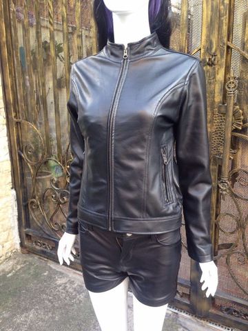 Áo nữ da bò cao cấp AKD013