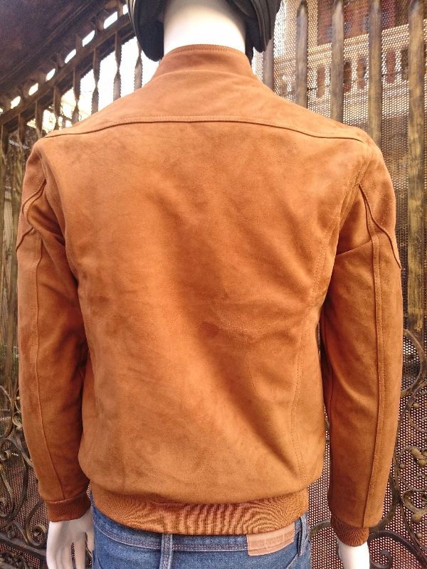 Áo nam da cừu lộn cao cấp AKD138