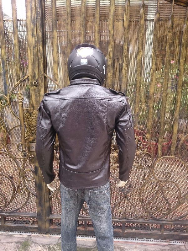 Áo Da Moto Da Bò Nam Cao Cấp AKD123