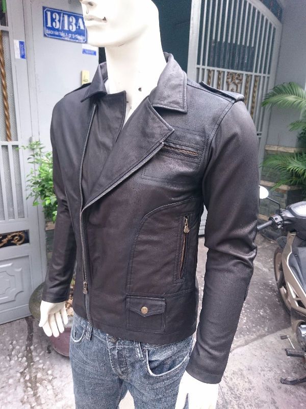 Áo Da Cừu Xịn - Áo Da Nam AKD125